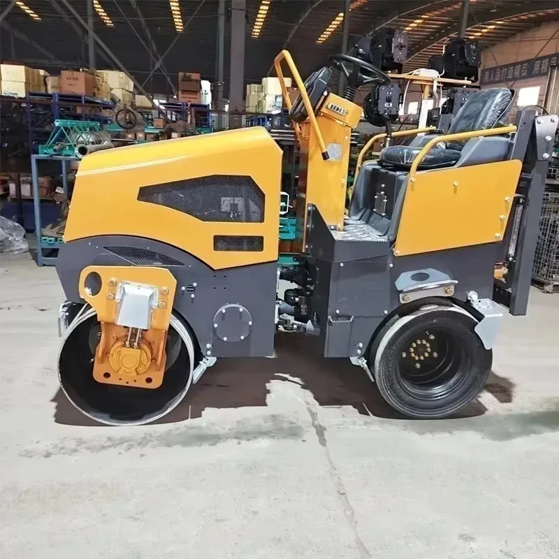 High Efficiency Vibrator Road Roller 3/6/8/10/12 Ton Mini Road Compactor Machine