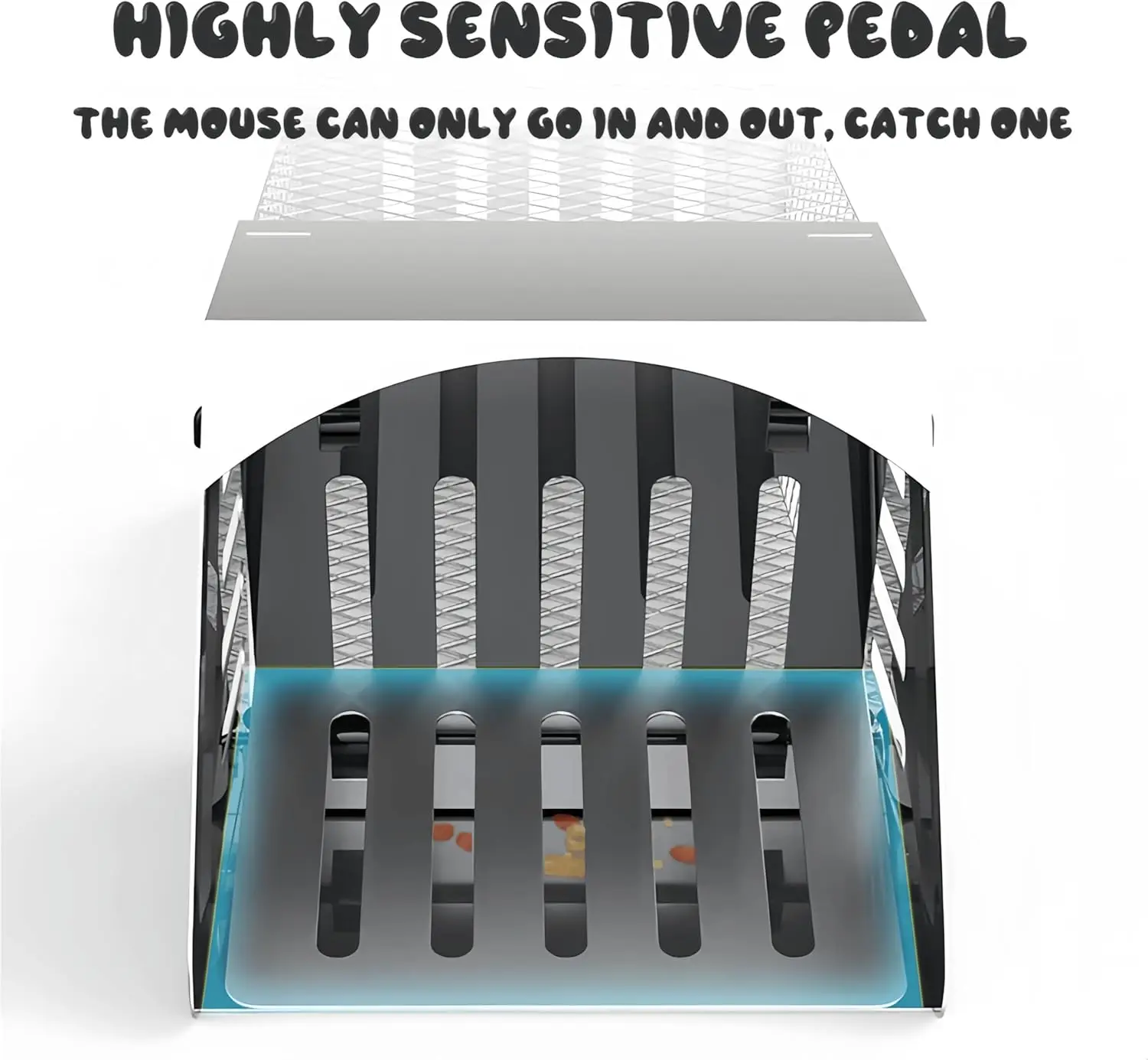 مصيدة فئران أوتوماتيكية، قفص مصيدة فئران بشرية، مصيدة قوارض لايف قابلة لإعادة الاستخدام للفئران والفئران والسنجاب، آمنة وفعالة