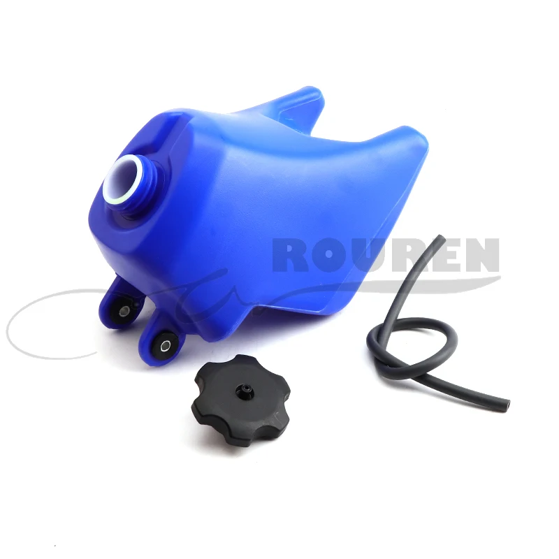 

blue PW50 Fuel Gas Tank with Tap Motorcycle Petrol For Yamaha PW 50 Pit Dirt Bikes Assembly