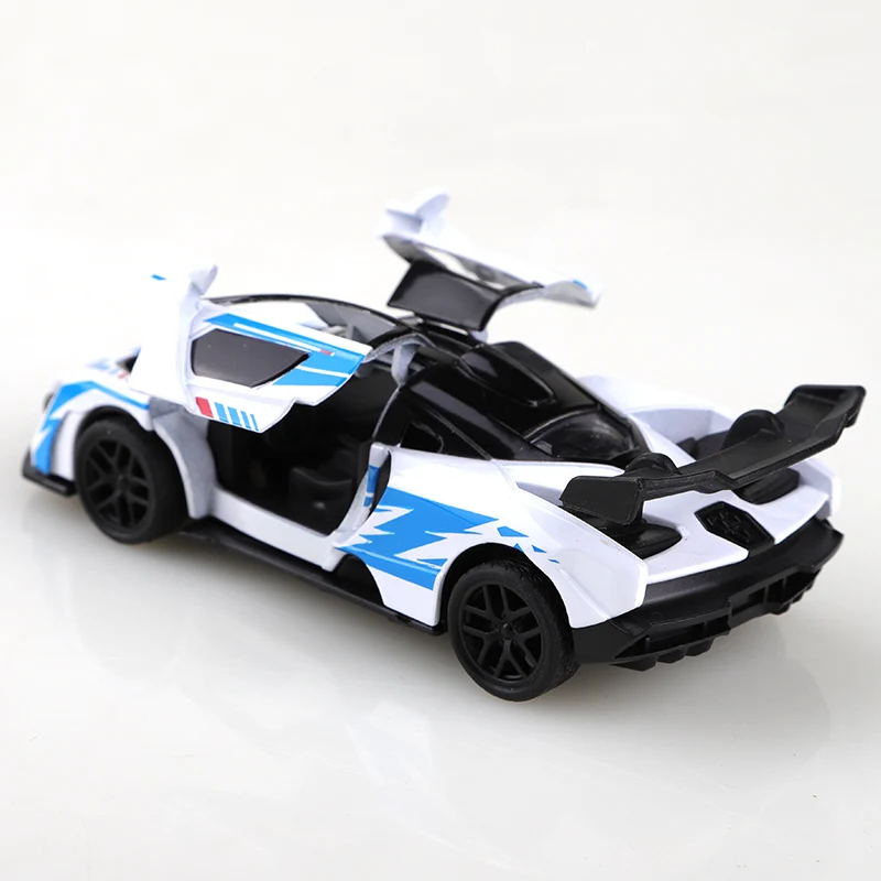 (Bagado) 1:36 Senna Alloy Pull-back Racing Car, Simulação 1.36 Alloy Pull-back Racing Car, Brinquedo para menino