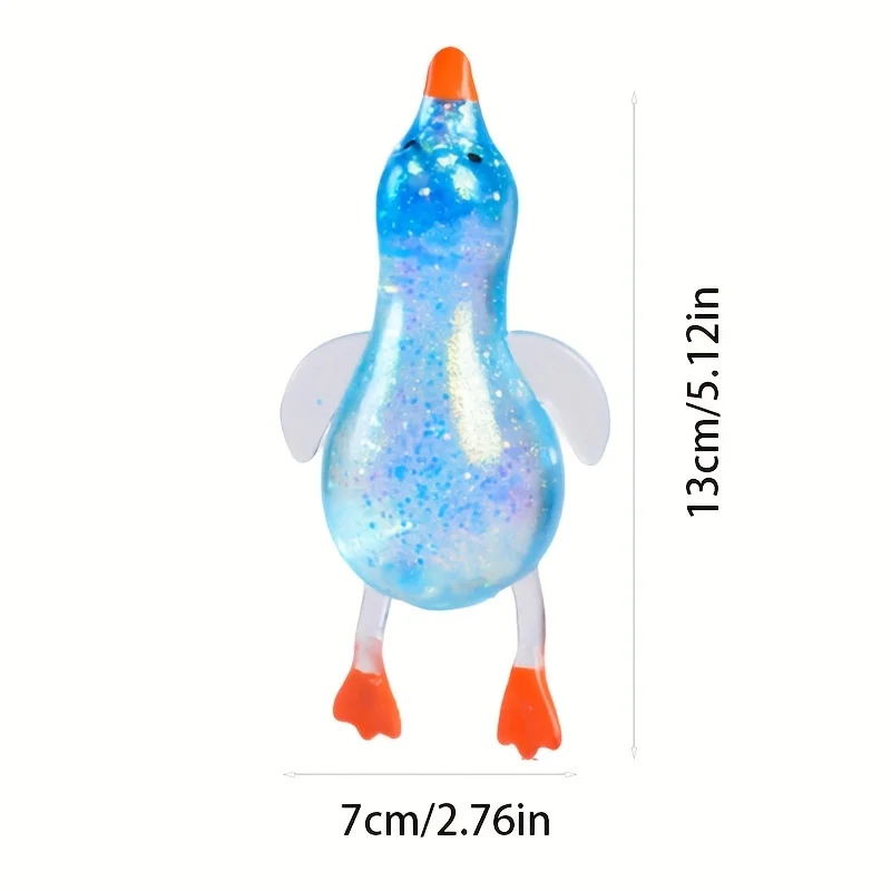 Funny Cute Stretchy Soft Duck Squishy Toys Squeeze Stress Relief Toys for Adults Fidget Toys Party Favors for Kids Gifts