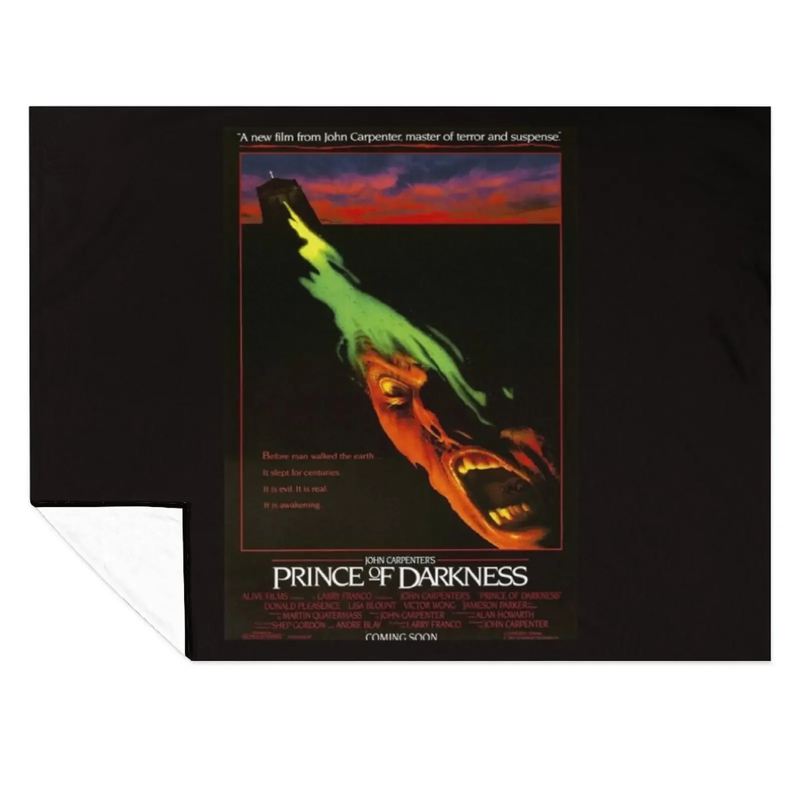 

Prince of Darkness 1987 Movie Poster Art Classic . Throw Blanket Blankets Sofas Of Decoration Beautifuls Large Thin Blankets