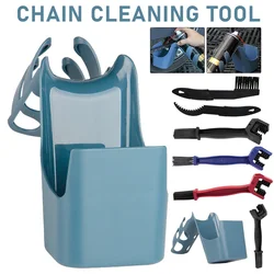 4-In-1 Oil Storage Tool Box Chain Cleaning Tool Bike Motorcycle Oil Storage Tool Widely Used Chain Oil Anti-spray Scrubber Tools