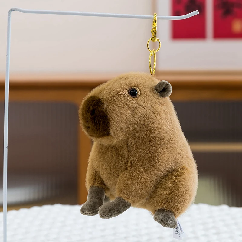 12-30CM Lovely Capybara Plush Toys Kawaii Capibara Plushie Pillow Stuffed Soft Animal Doll Capybara Toy Pendant Toy Gift
