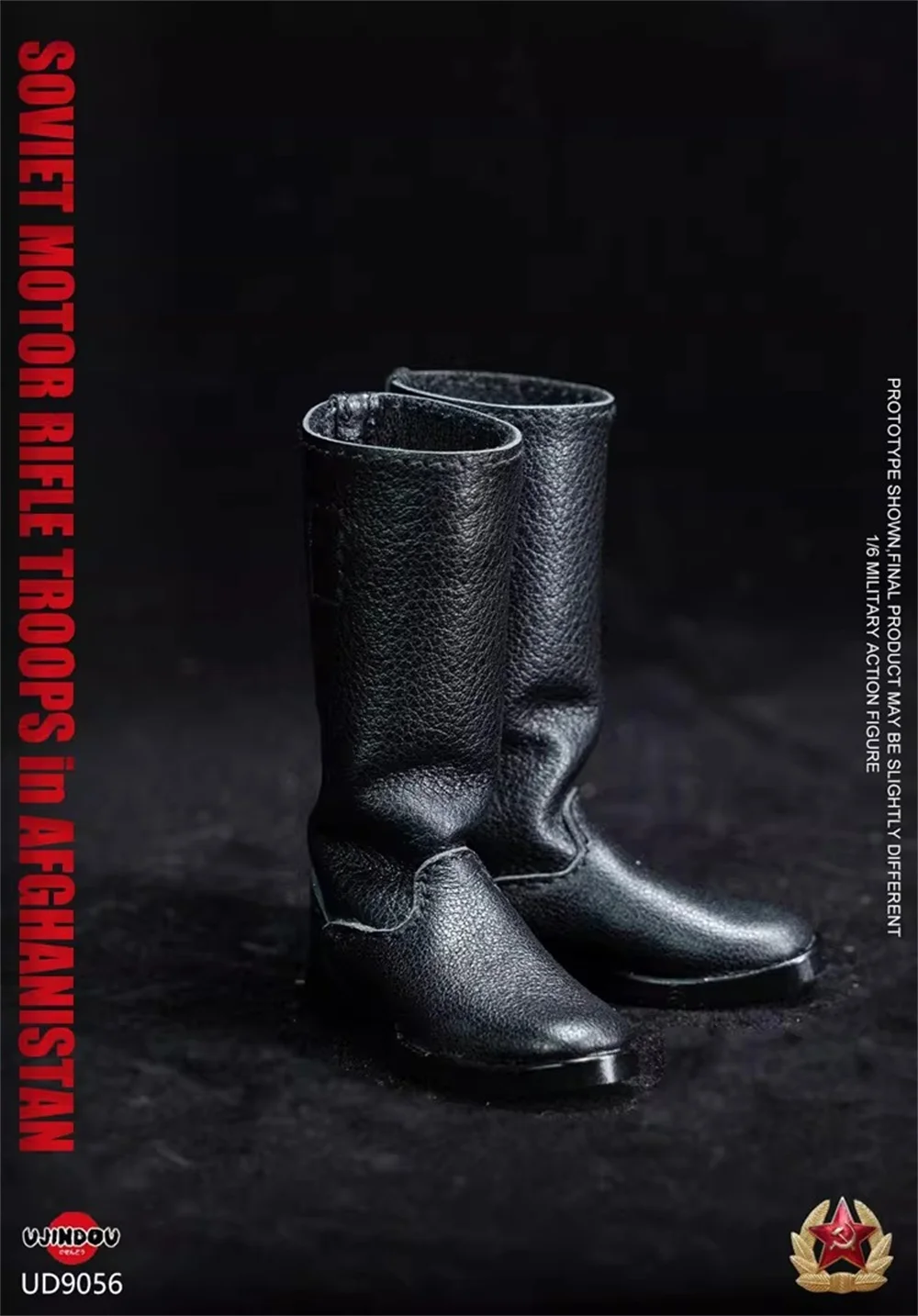 

Scale 1/6 UJINDOU UD9056 The Soviet Soldier Tough Guy Schwarzenegger Hollow Shoe Boots PVC Material Cups Bags Toys Model For 12"