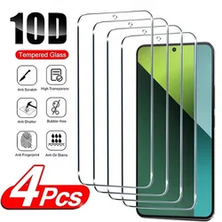 4Pcs Screen Protector For Xiaomi Redmi Note 13 14 12 11 12s 10 8 9 Pro 14C 12C 13C Glass Redmi Note 13 Pro 5G Tempered Glass