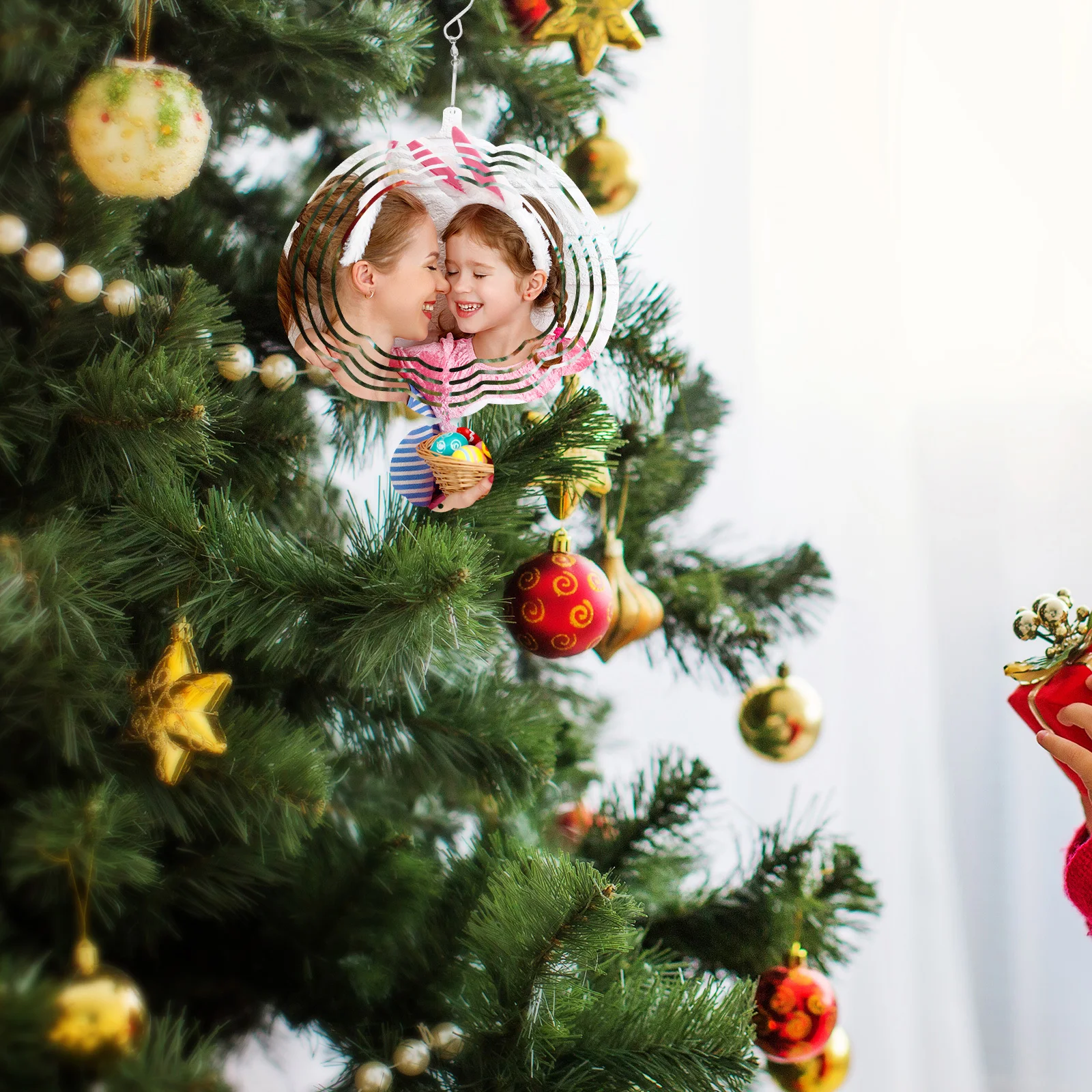 

Aluminum Sublimation Wind Spinner Blank Pumpkin DIY Hanging Garden Yard Patio Balcony Decoration Sublimation Wind Spinners