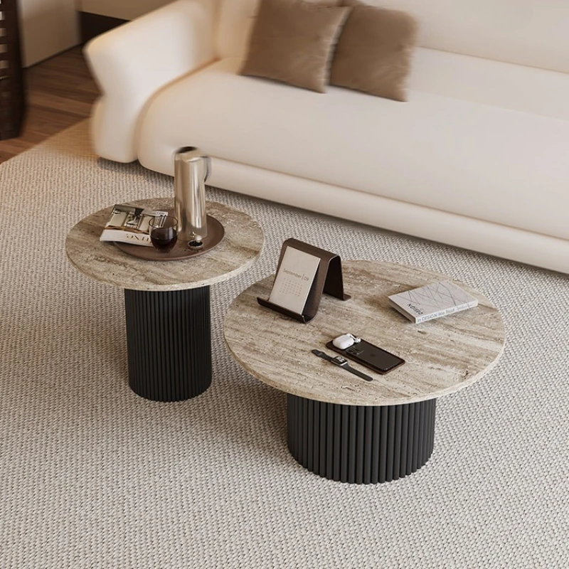 

high-end marble coffee tables Italian minimalist luxury round coffee table household designer möbeln wohnzimmer home furniture