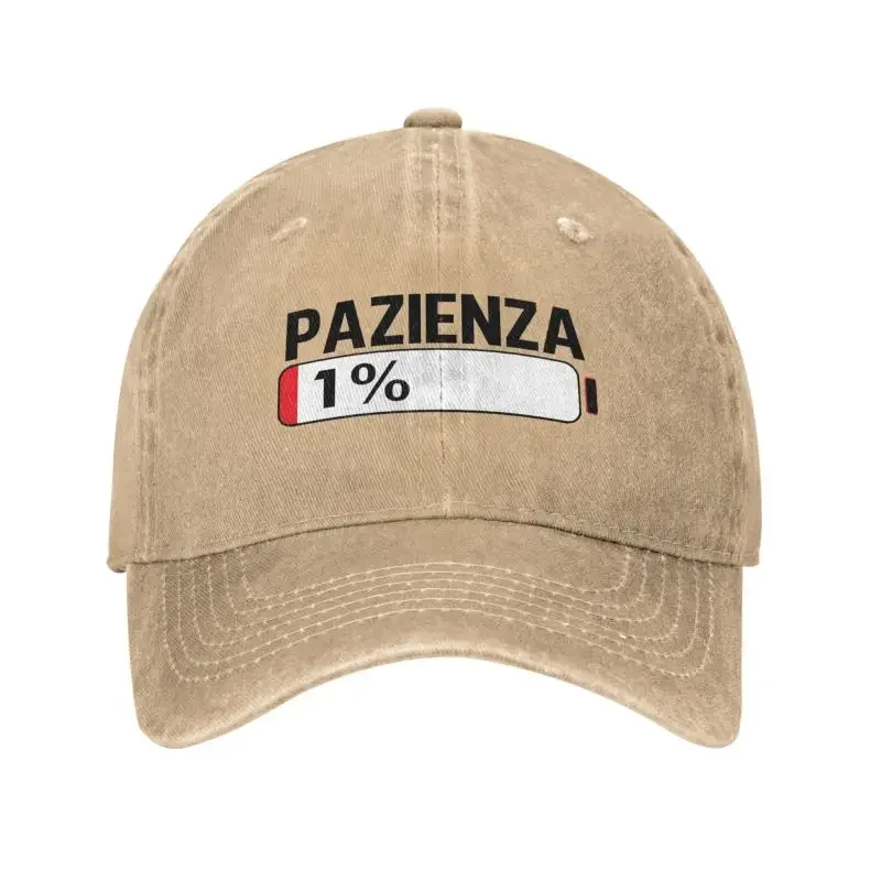 Custom Cotton Patience 1% Funny Phrases Gifts Cute Baseball Cap Women Men Breathable Dad Hat Outdoor