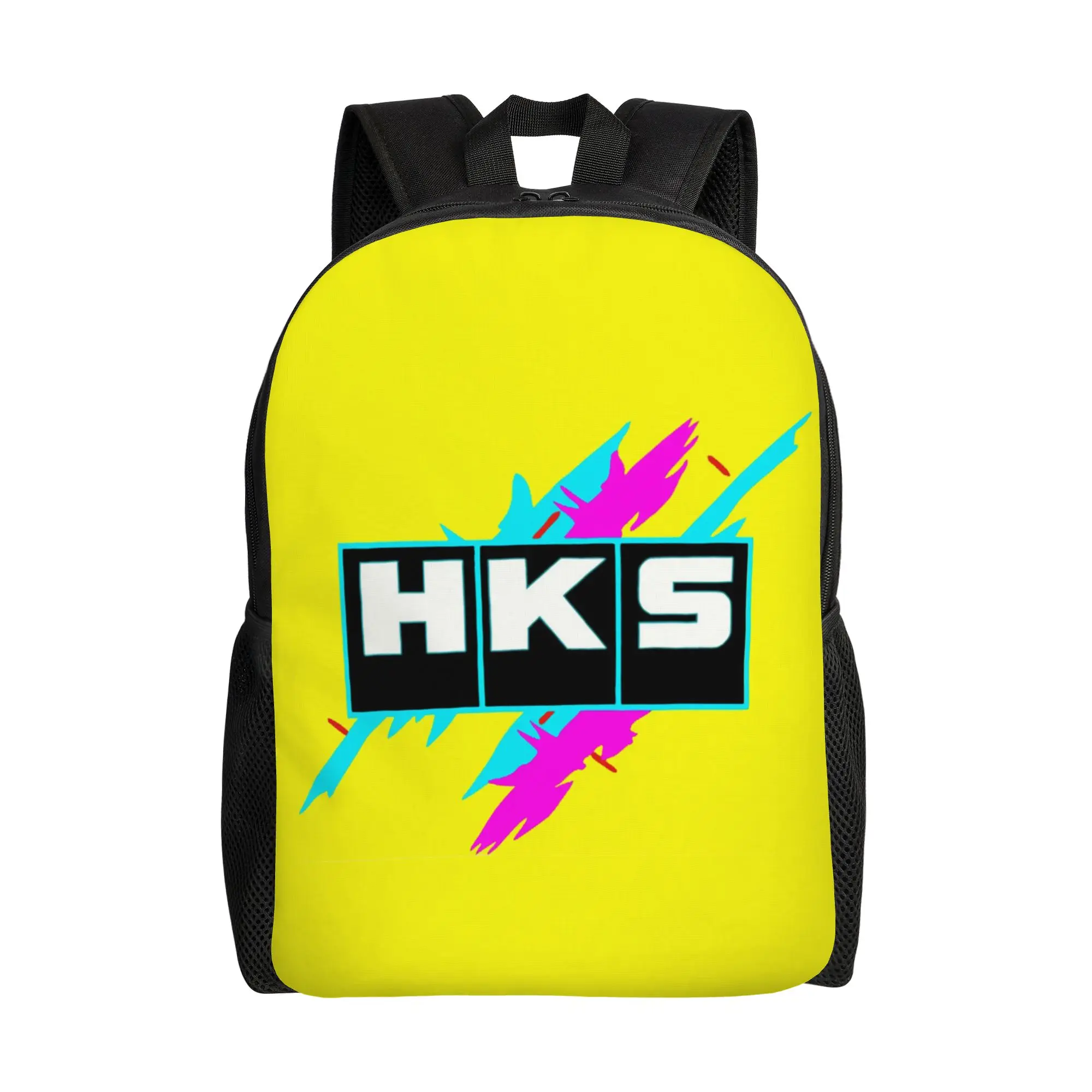 Custom 3D Print H-HKSES Race Rally Power Backpacks for Girls Boys  School College Travel Bags Men Bookbag Fits 15 Inch Laptop