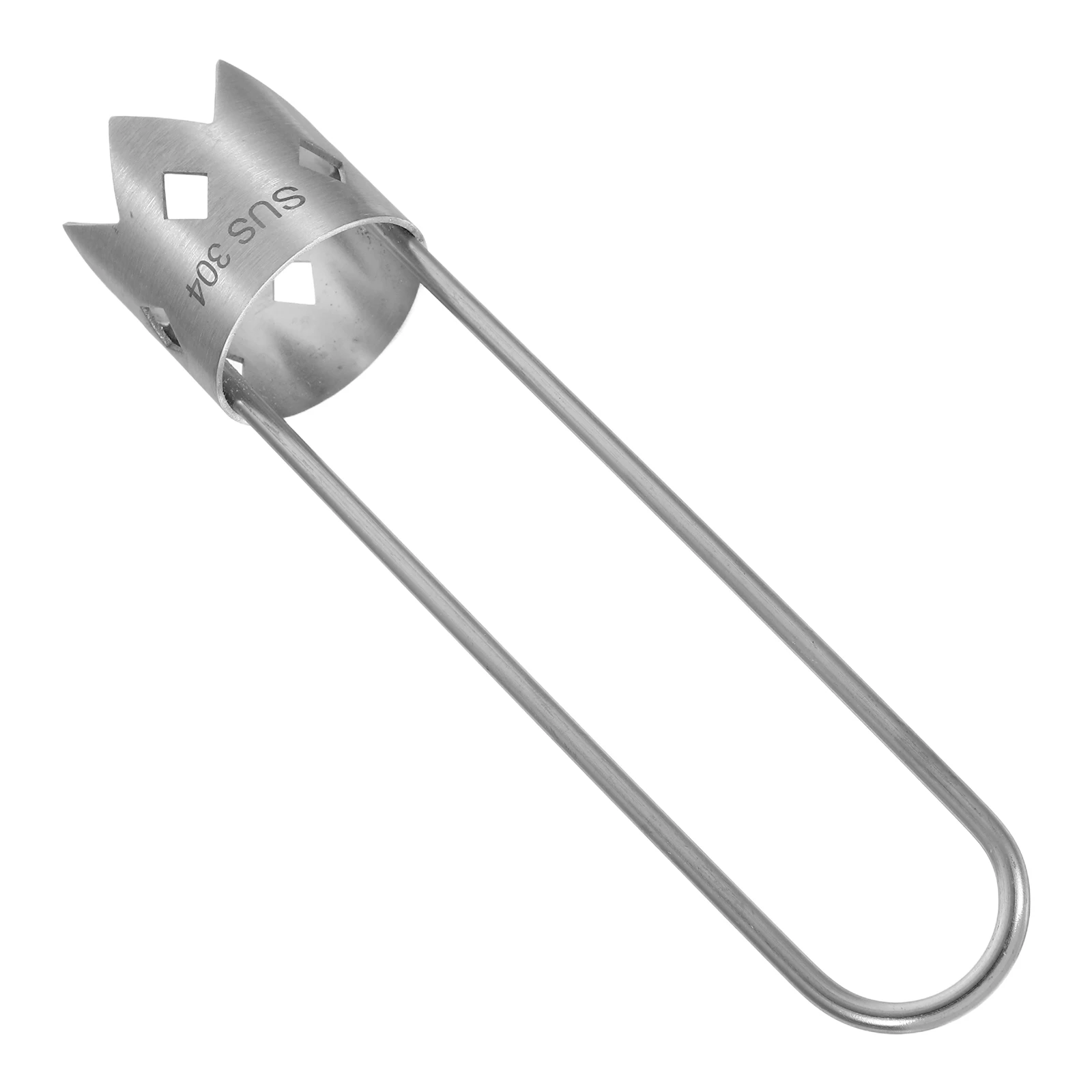

Fruit Hole Digger Core Remover Tool Silver 304 Stainless Steel Corer for Peppers
