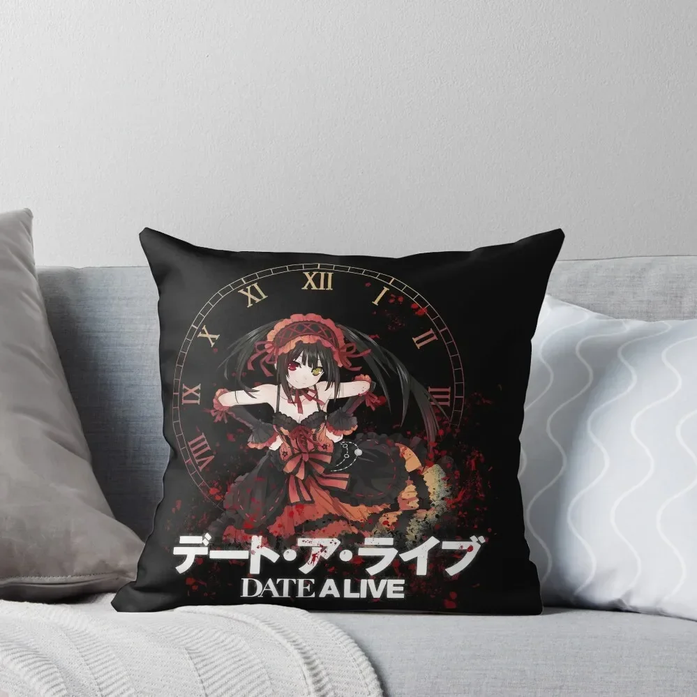 

Kurumi - Date a live Throw Pillow luxury decor Couch Pillows pillow