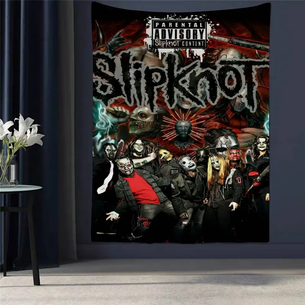 

Heavy Metal ROCK BAND Cartoon Tapestry Wall Hanging Decoration Household Home Decor