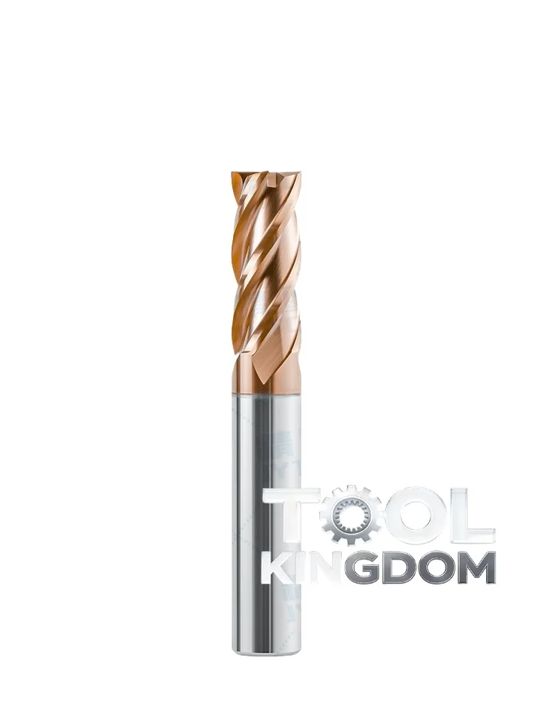 

65-Degree Coated Tungsten Steel Mill, 4-Flute CNC Cutting Tool, Universal for Mold Steel & Stainless Steel