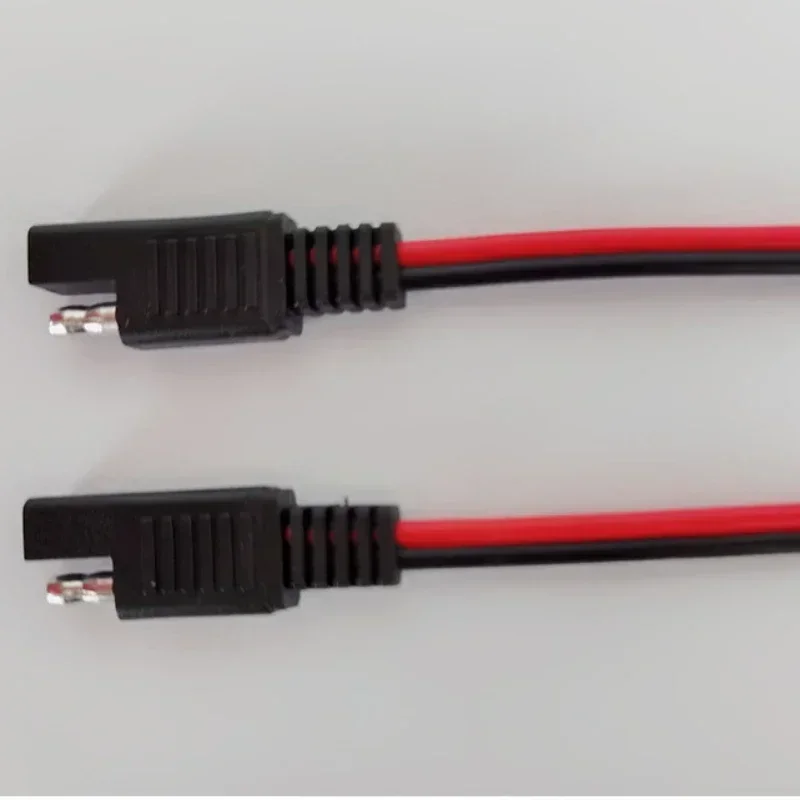 Cable de extensión automotriz, conector SAE de desconexión rápida de alta calidad, 30CM, 10A, 18AWG, 2 pines, nuevo