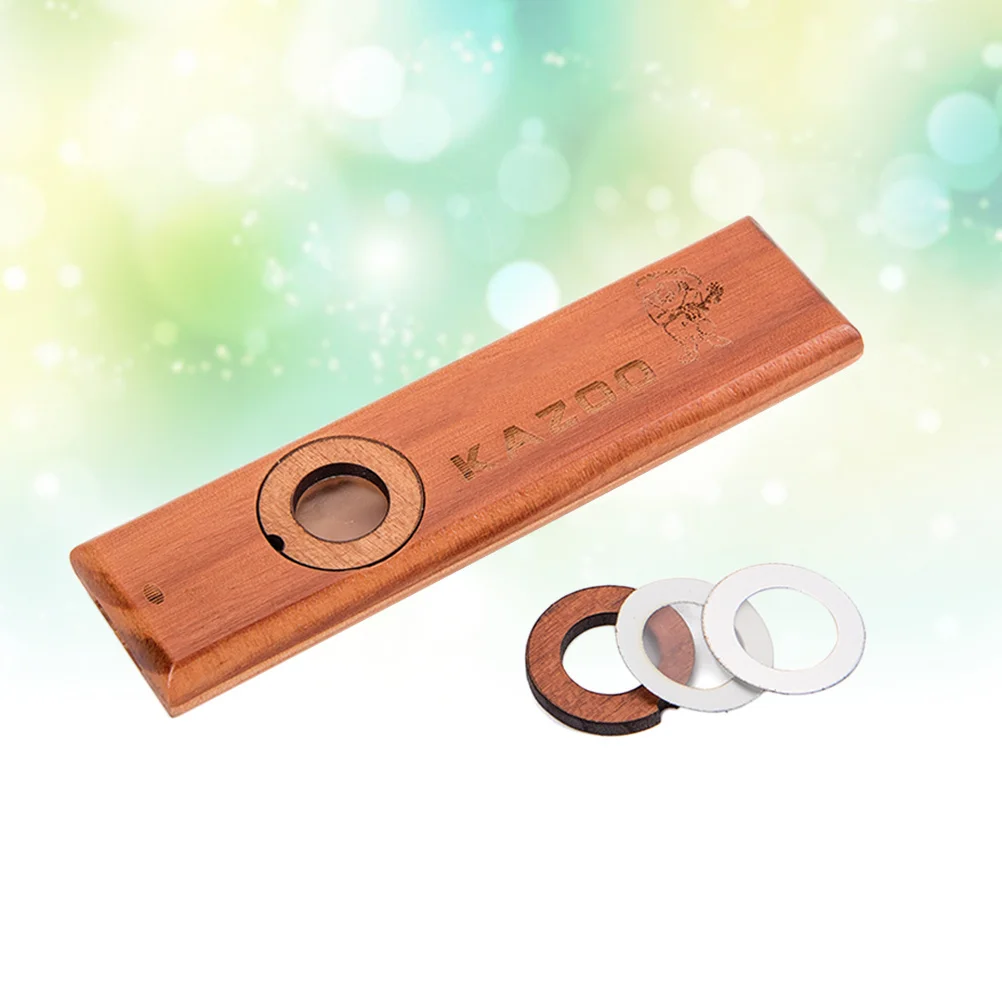 أداة موسيقية تعليمية لمرحلة ما قبل المدرسة بلمسة نهائية خشبية باللون البني الفاتح لأغشية بديلة للأطفال