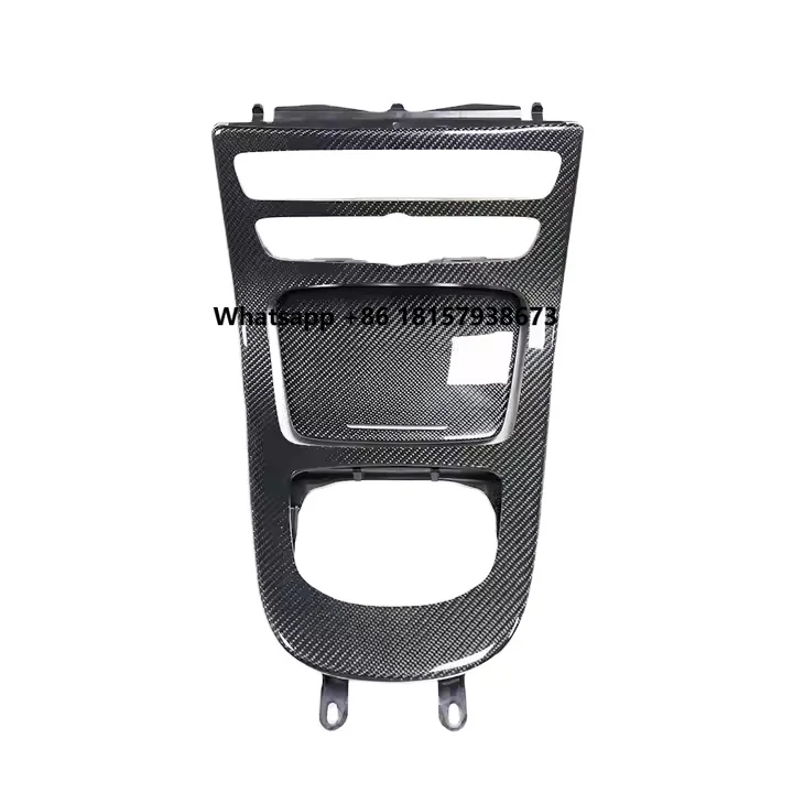 

Replacement Carbon Interior Center Console for E Class AMG E53 E63 S LCI 2019+Carbon Fiber Gear Surround Trim
