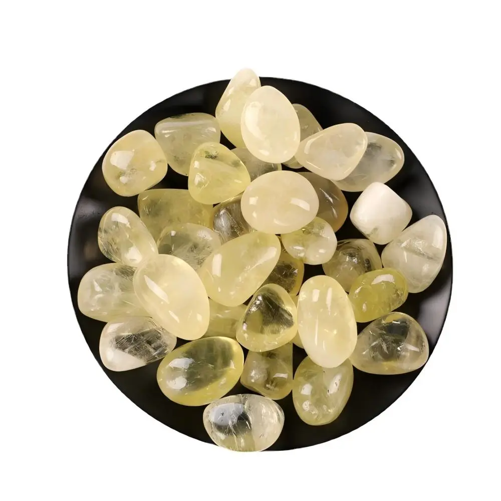 

100g/Pack Yellow Crystal Raw Stone Large Particle Crystal Raw Stone Aromatherapy Expansion Stone