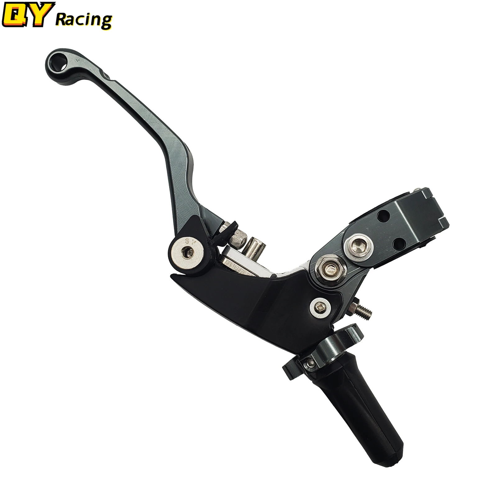 7/8'' CNC 360° Left Clutch Brake Handle Levers Perch For Dirt Bike Motorcycle ATV Spare Motorbike Modification Left Handle Perch