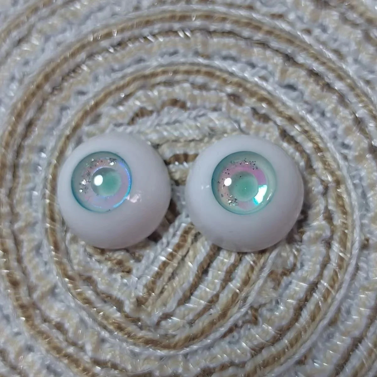 

14mm BJD plaster eyes 1/4 HD doll eyes 1 pair