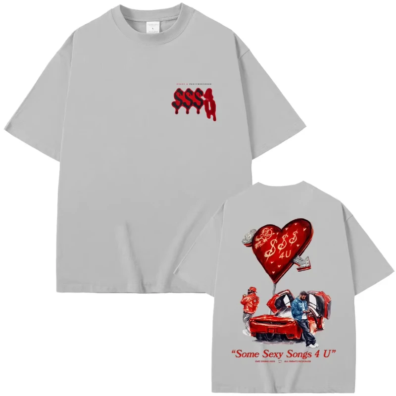 Camiseta Gráfica del Nuevo Álbum 2025 de Drake & PARTYNEXTDOOR SSS4U Some Sexy Songs 4 U, para Hombre y Mujer, Estilo Hip Hop, Talla Grande