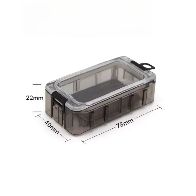 2-piece spliced fish hook adsorption box, waterproof lure products, fishing accessories storage box