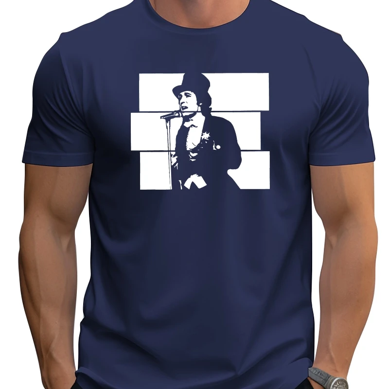 

T-Shirt Rino gaetano Singer Vintage Excellent Cotton Black Man Woman