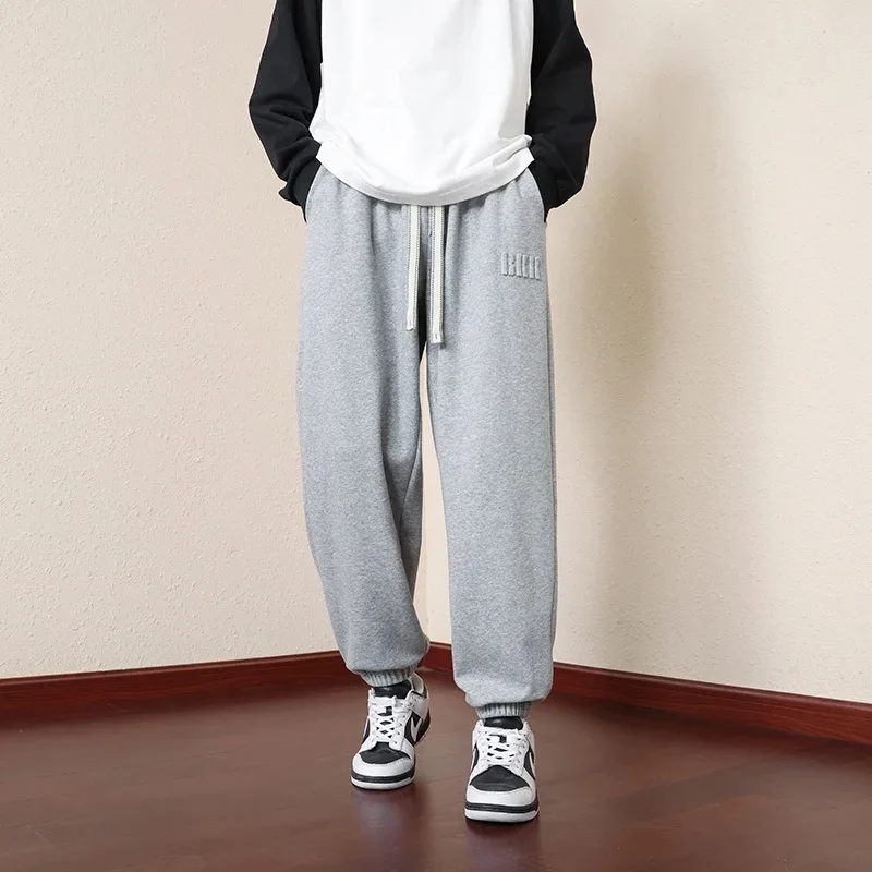 Man 2024 Plus Size 6XL 7XL 8XL Fashion Casual Jogger Harem Pants Hip Hop new elastic waist Male