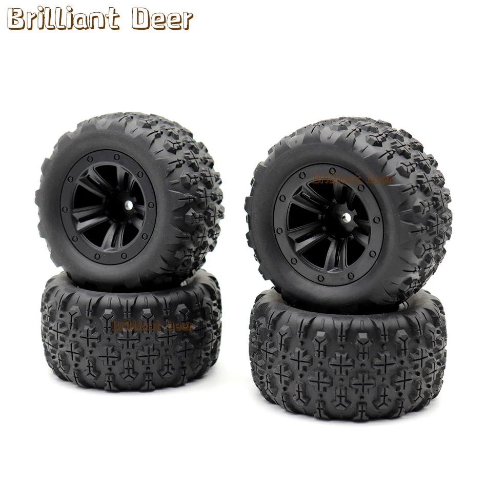 85mm 12mm Hex Paddle Tires Monster Truck Wheel Upgarde Parts for Wltoys 144001 144010 MJX 14210 16210 SCY 16101 16102 RC Car