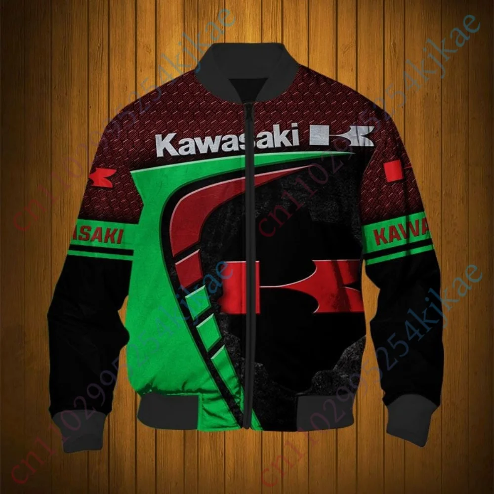 

Kawasaki Jackets For Men Clothing Lightweight Bomber Jacket High Quality Windbreaker Hip Hop Baseball Uniform Harajuku parkas