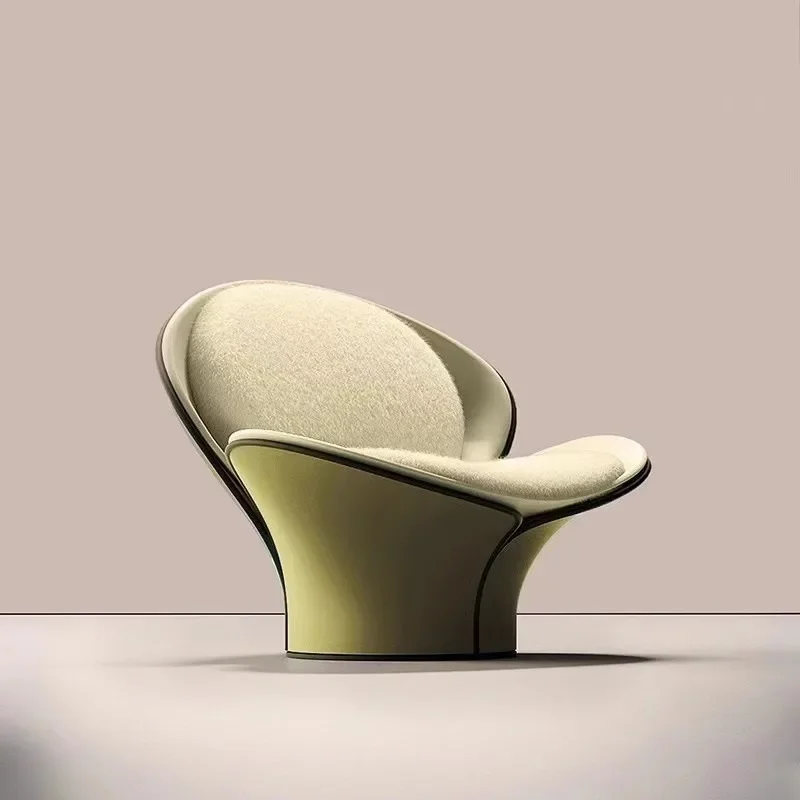 Armchair Living Room Sales Department Villa FRP Flower Shaped Leisure Chair