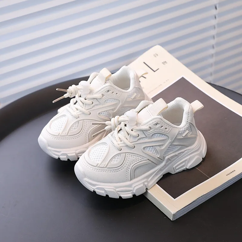 

Spring Child Sports Shoe 2026 New Simple European Mesh Child Single Shoe Fashion Girls Anti Slip Travel Shoe Child Casual Shoes