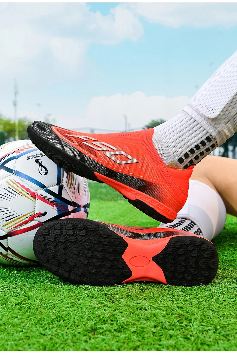 Herren Original Fußballschuhe Hochwertige Atmungsaktive Ultraleichte Profi-Fußballschuhe für Spielfeld und Training – Detail 39