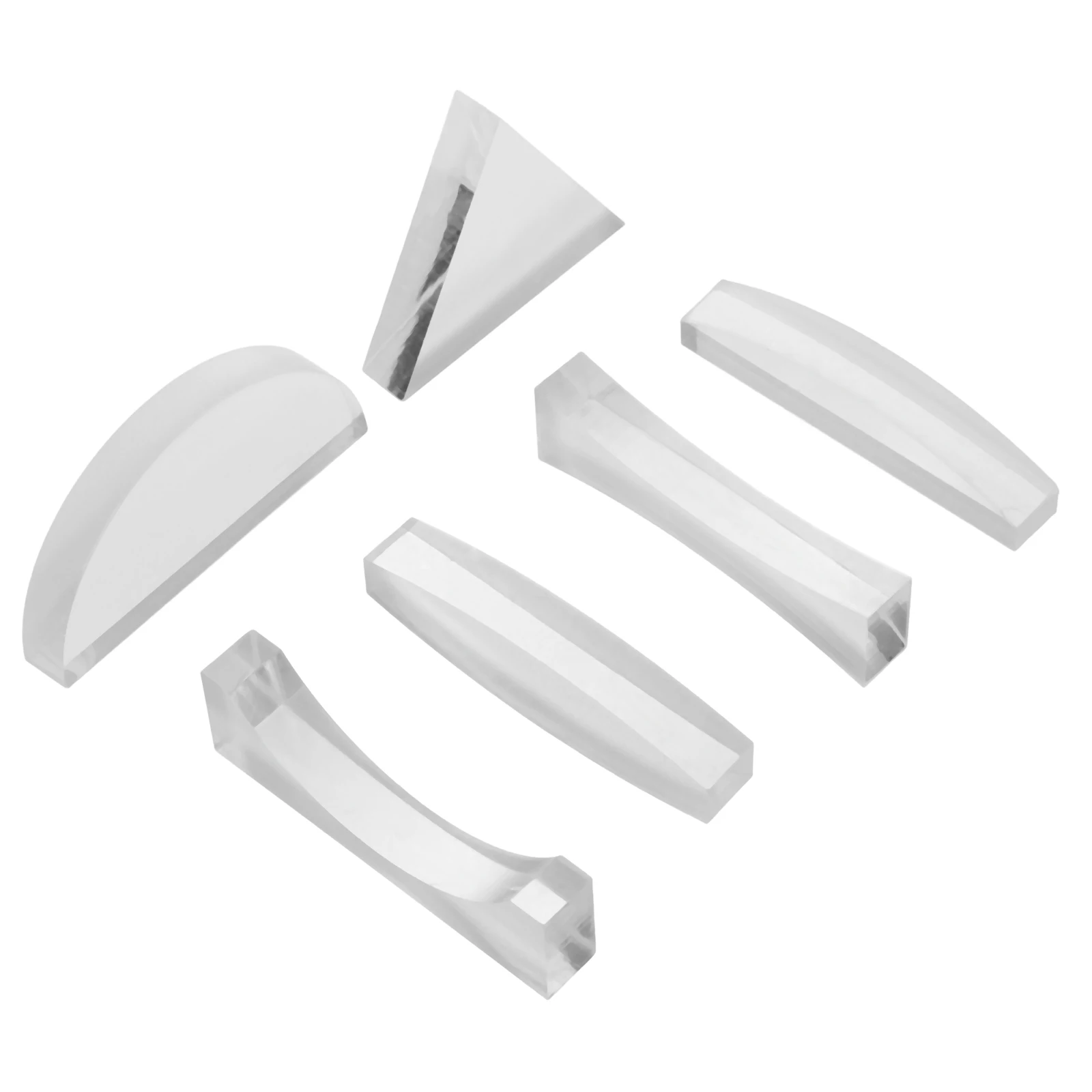

6 Pcs Lens Set Convex Concave Acrylic Physics Teaching Science Experiment Lab Physics Teaching Convex Lens Supplies Kit