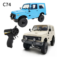 WPL C74 1/10 Jimny Warrior 2.4G Remote Control Off-Road Car Full-Scale 4-Wheel Drive Upgradeable Parts Climbing Vehicle Toy