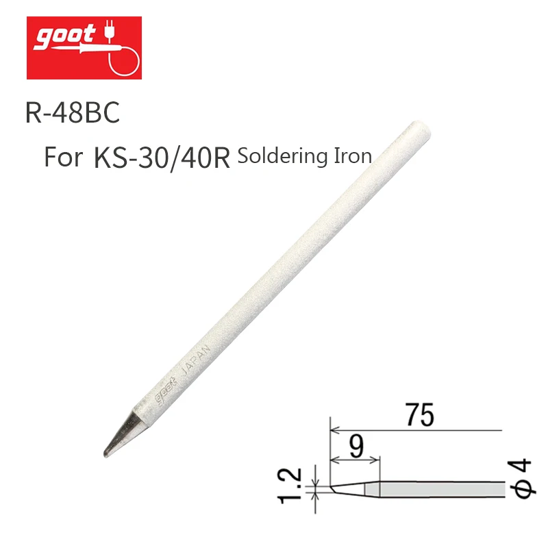 Japan GOOT R-48B CS-20R 30RT-SB R-48SB R-6B RD-67BC RD-68BC Welding Tips For KS-30 KS-40R CS-31 KS-30R KS-60R KS-80R KS-100R