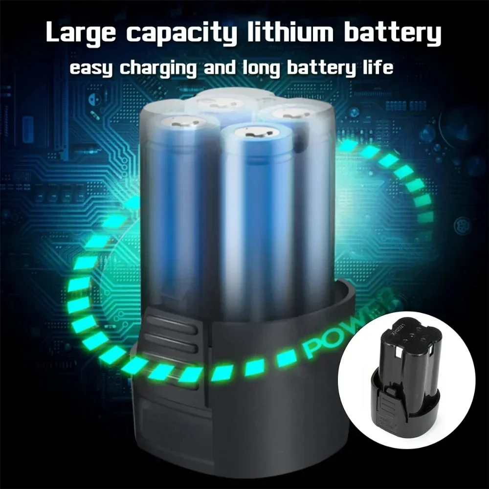 بطارية ليثيوم قابلة لإعادة الشحن 16.8 فولت 6000 مللي أمبير في الساعة للحفر الكهربائي مفك كهربائي بطارية احتياطية بطارية طاقة 5C