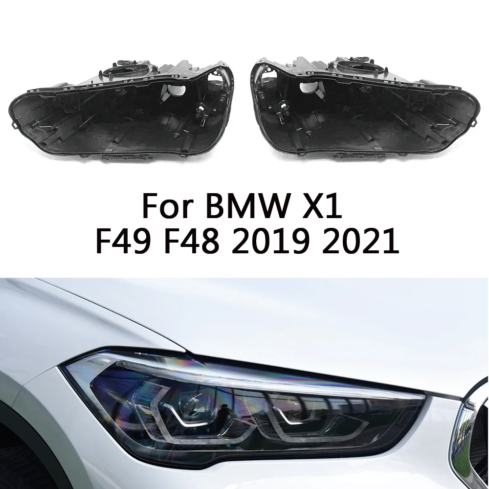 

База передней фары, задняя база, черная для Bmw X1 F49 F48 2019 2021, задняя база автомобиля, абажур, задняя крышка, автомобильные аксессуары