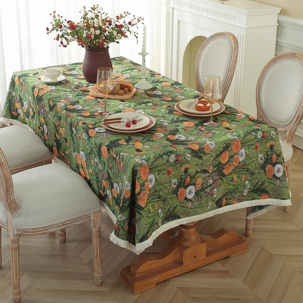 Monnet Neo-classic Painting Table Cloth Water Oil Proof Table Linen
