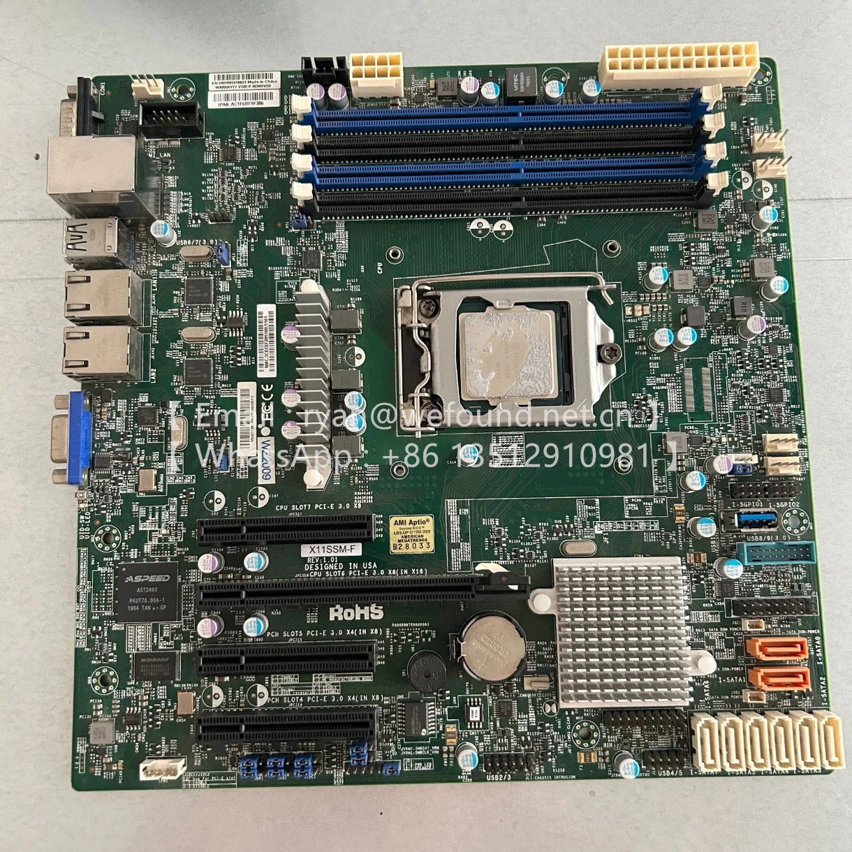 x11ssh-f, x11ssm-f ,x11ssl-f ,X11SCL-F ,X11SCL-IF for Supermicro Motherboard