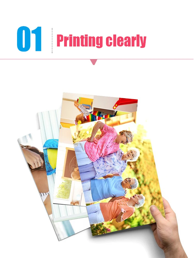 50 Blatt 105 g A4 doppelseitig beschichtetes hochglänzendes Fotopapier von Laserdrucker für den Druck von Menübildern und Bildern – Detail 2