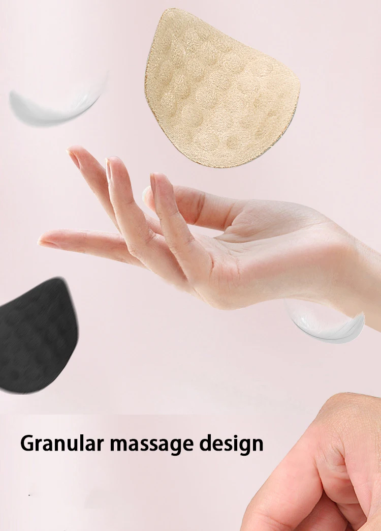 Silikon-Vorfußpolster, Massagekugeln, weiches Halbpolster, Fußpflegeprodukte, Sandalen, High Heels, rutschfestes Fußpolster, 2 Stück/4 Stück. – Detail 3