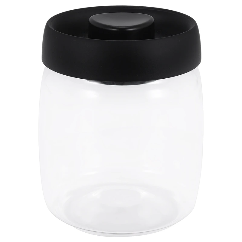 コーヒーキャニスターコーヒー豆保存容器ガラス真空瓶密封された北欧キッチン収納スナック
