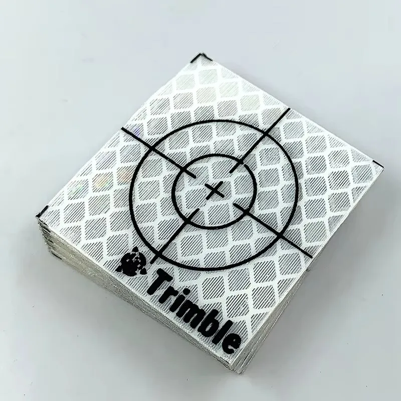 100pcs trimble Reflective Sheet 40*40MM Reflective Target sheet For  nikon Total Station surveying Tape Target