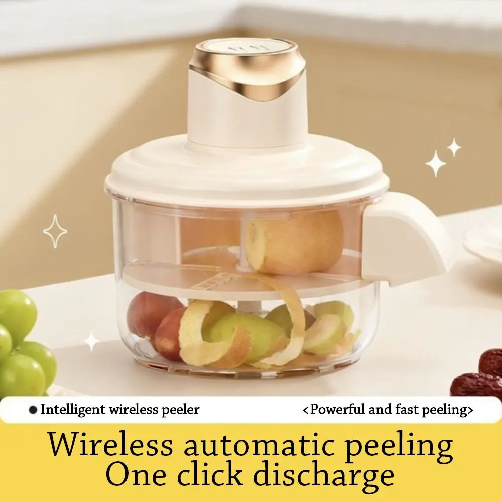 

Wireless Automatic Fruit Peeler Machine Hands-Free Effortless Peeling Electric Grape Peeling Machine Small Fruit Peeler Machine