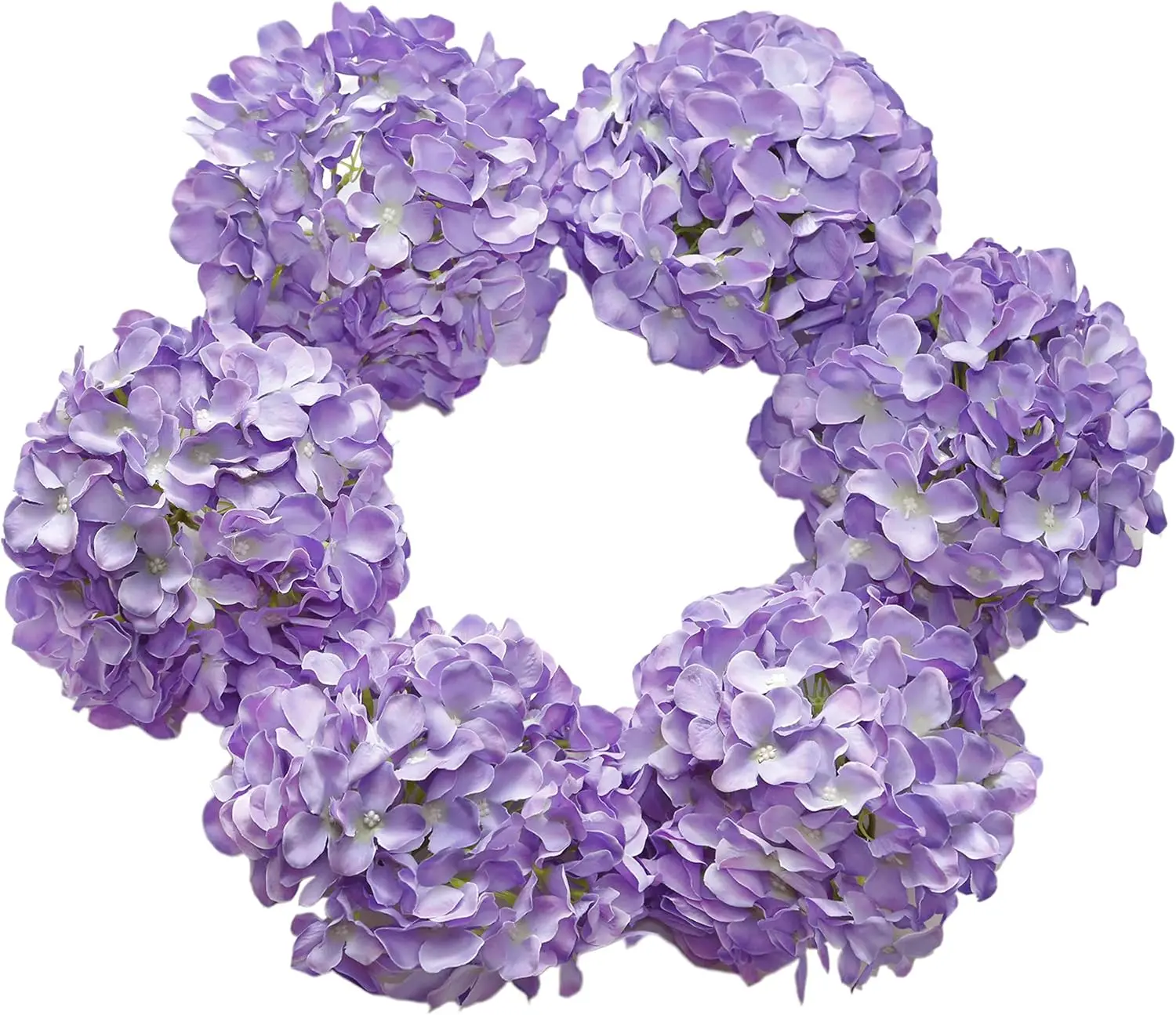 6 Stück 8,7 Zoll Seiden-Hortensien-Blütenköpfe mit Stielen, künstliche Hortensien-Blumen für DIY-Hochzeits-Mittelstück, Heimdekoration – Detail 34