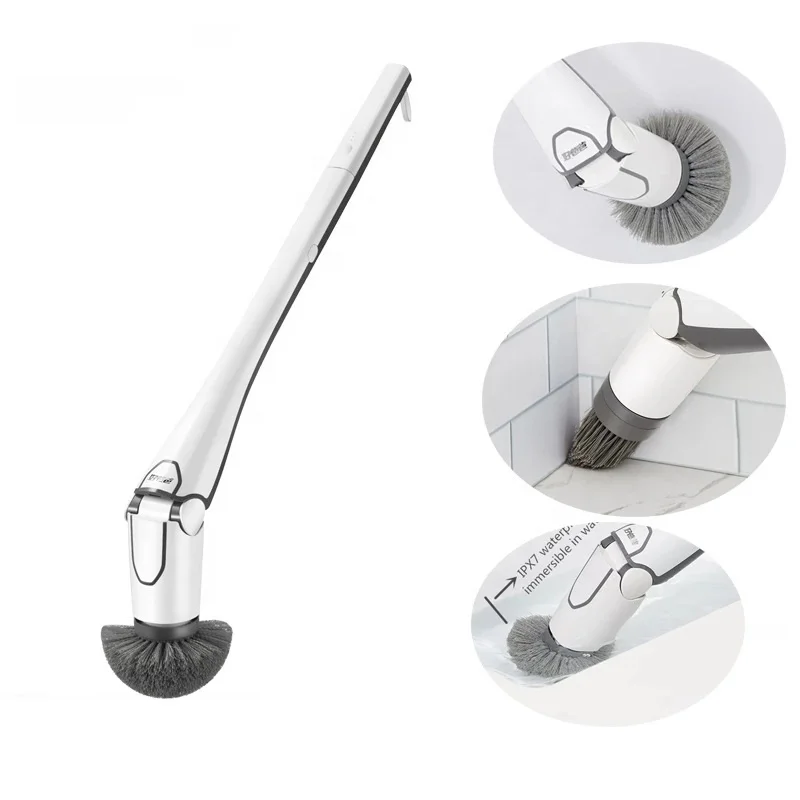 Bathroom Cleaner Handheld Multifunctional USB Rechargeable Cordless Electric Spin Scrubber Cleaning Brushes