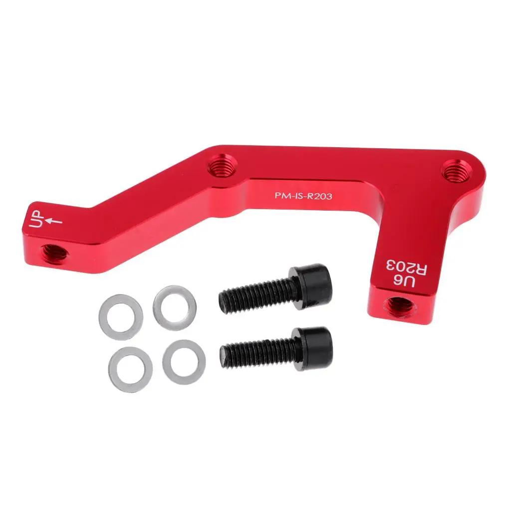 Bicycle Disc Brake Bracket Strong Aluminum Alloy Adapter for MTB Mountain Bike Road Bike Cycling Modification
