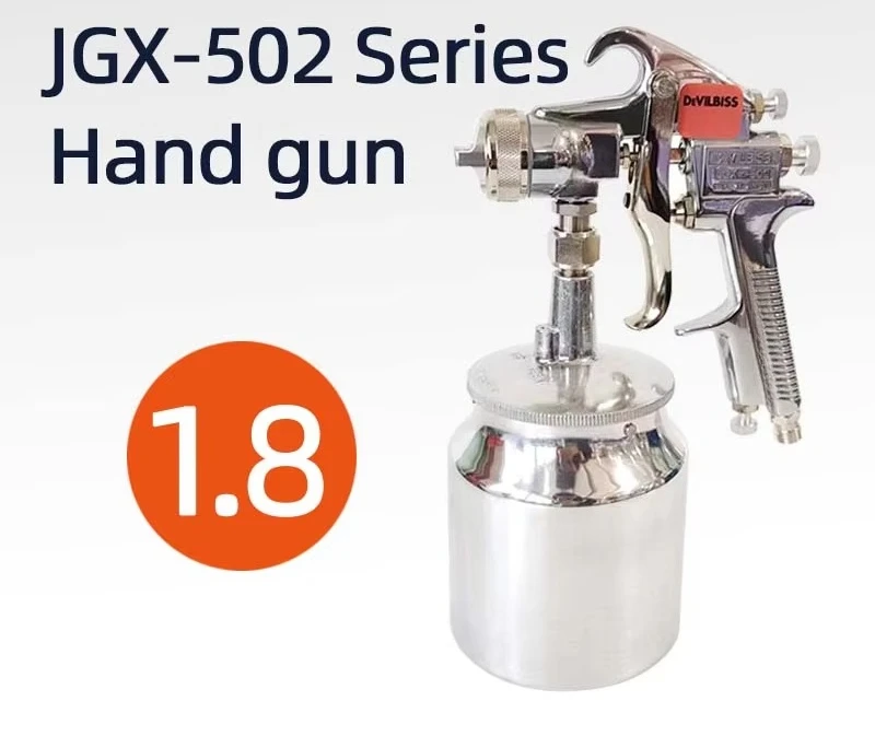 Imported Devilbss 502 Spray Gun, Automotive Paint Spray Gun, Pneumatic High Atomization Lower Pot