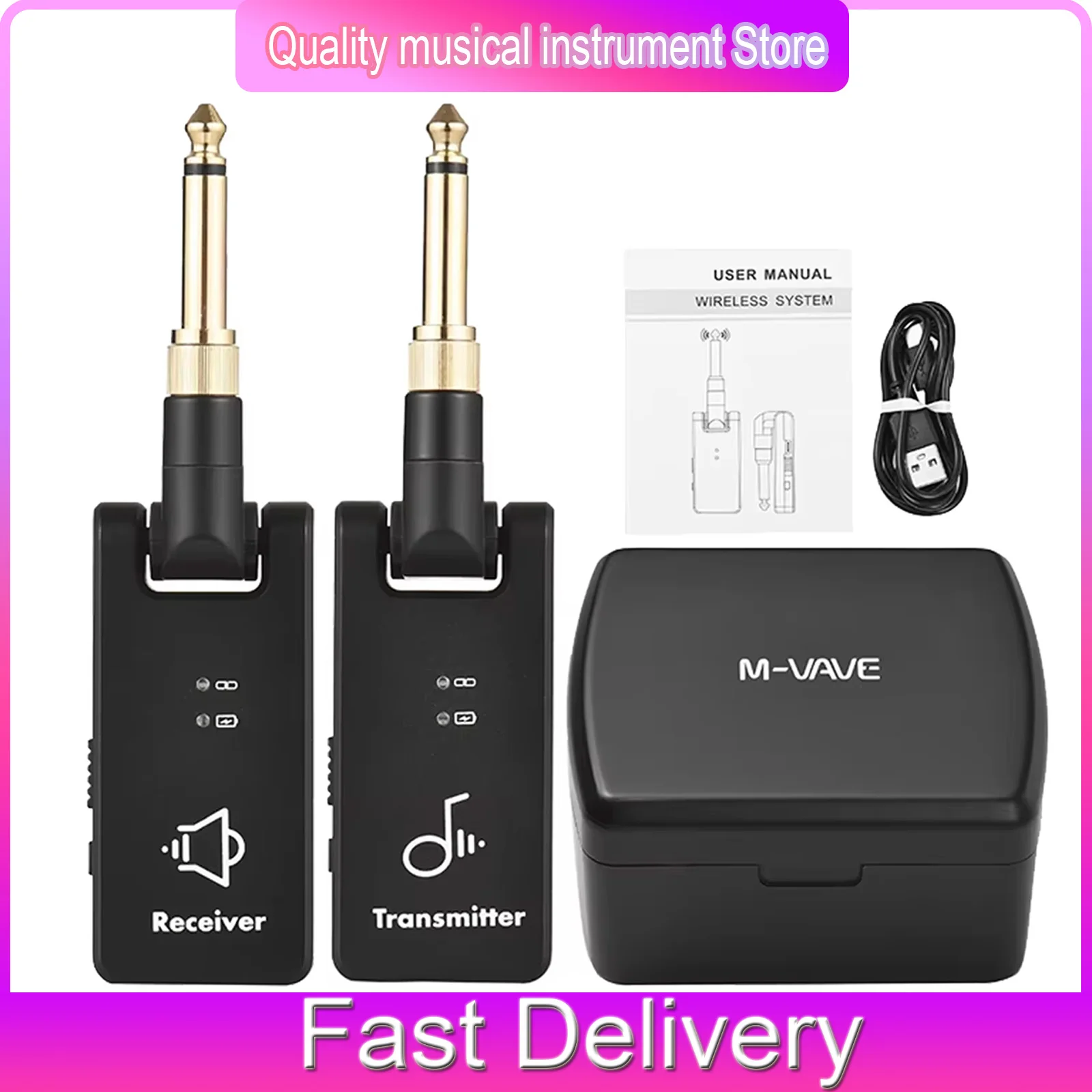 m-vave-wp-8-24g-wireless-electric-guitar-system-rechargeable-guitar-receiver-2-in-1-plug-transmitter-box-guitar-accessories